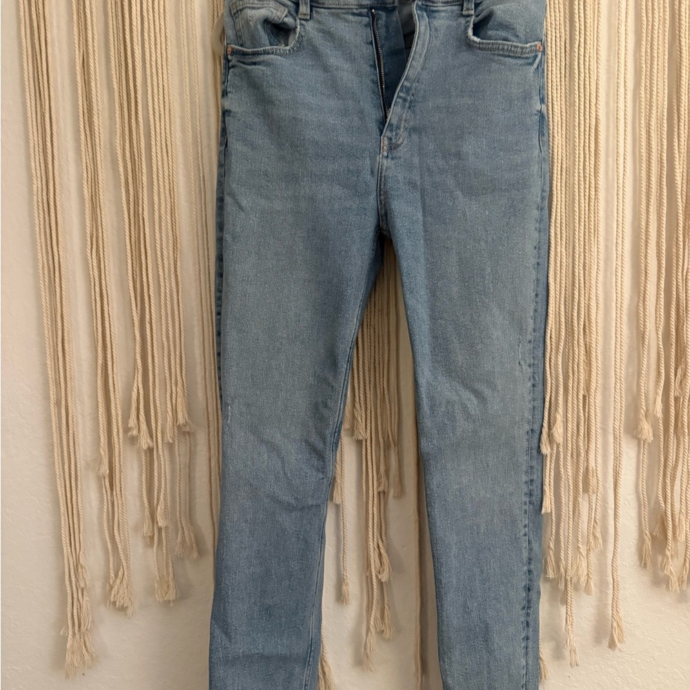 Zara Classic Blue Denim Pants